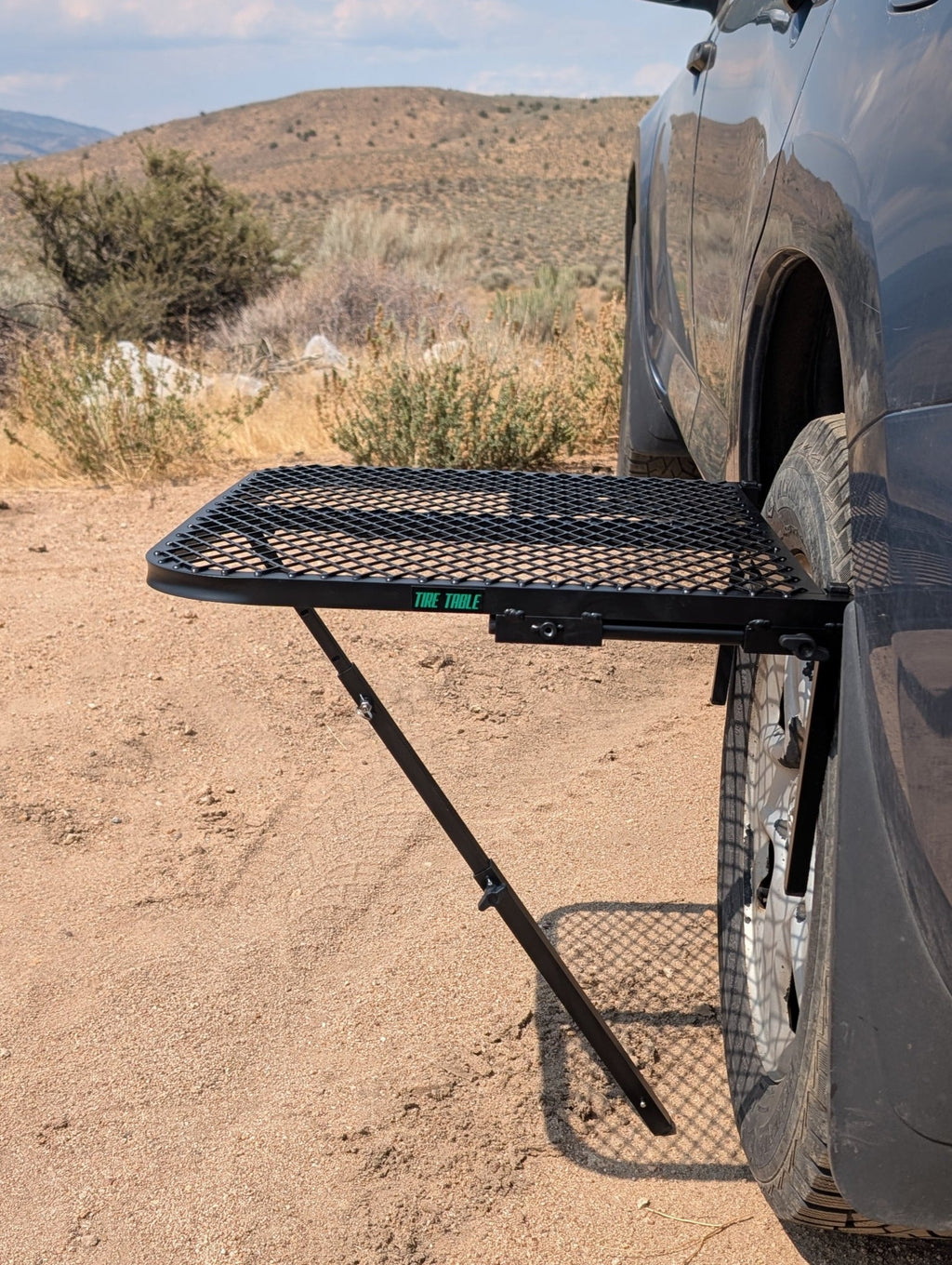 SMALL -  Aluminum Camping Tire Table