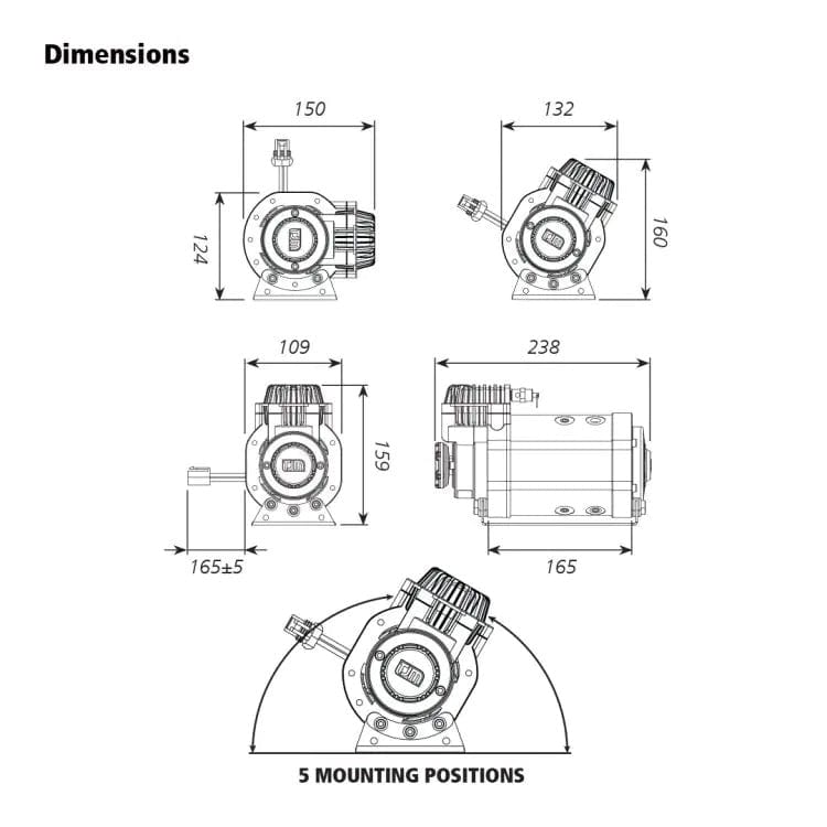 TJM Pro Series Single Air Compressor