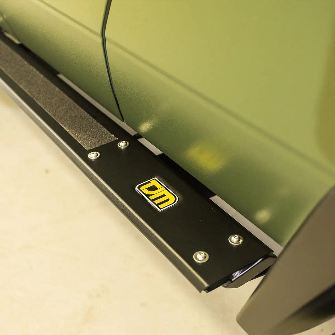 TJM Rock Slider Steel Tex Black Land Cruiser 70 Series