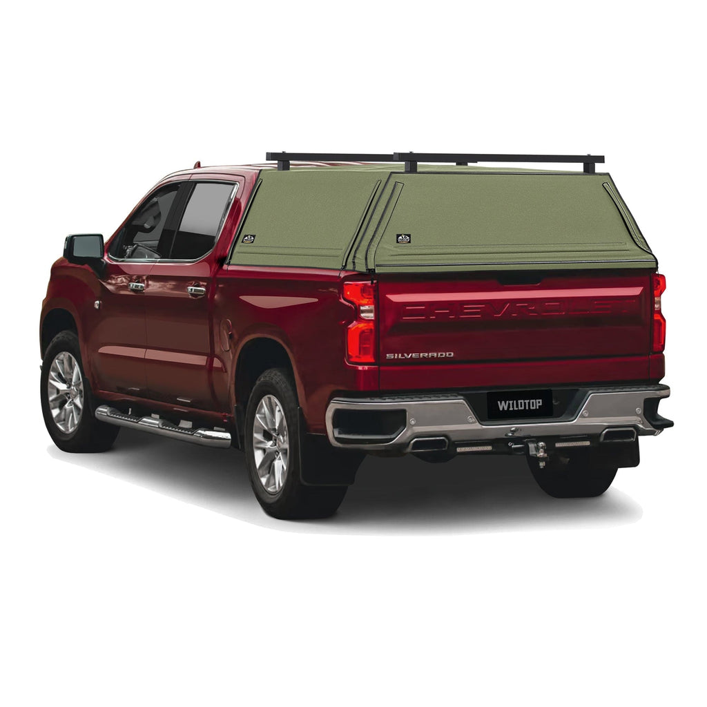 WildTop Soft Top for 2019-Current Chevrolet Silverado / GMC Sierra Short Bed (69.9 in)