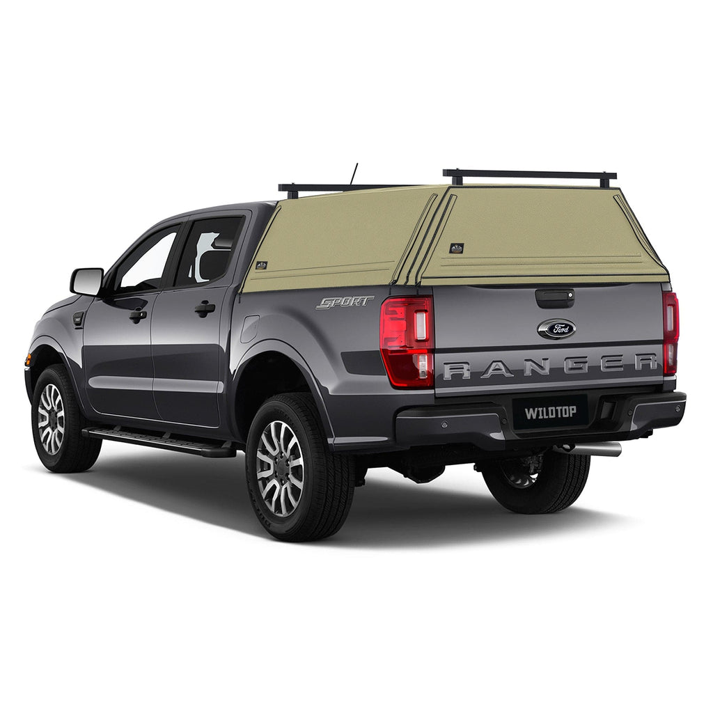 WildTop Ford Ranger Soft Truck Cap for 2019-2023 5ft Bed (61.0 in)