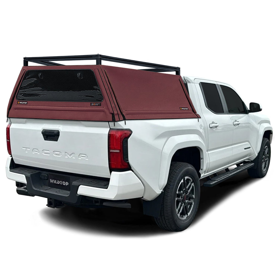 WildTop BEAST Soft Truck Cap for Toyota Tacoma 4th Gen 2024-Current 6ft Bed (73.5 in)