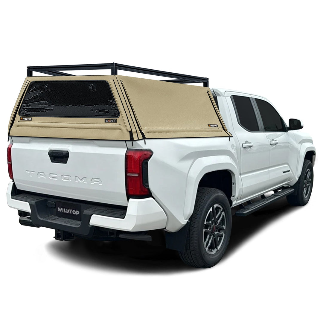 WildTop BEAST Soft Truck Cap for Toyota Tacoma 4th Gen 2024-Current 5ft Bed (60.5 in)