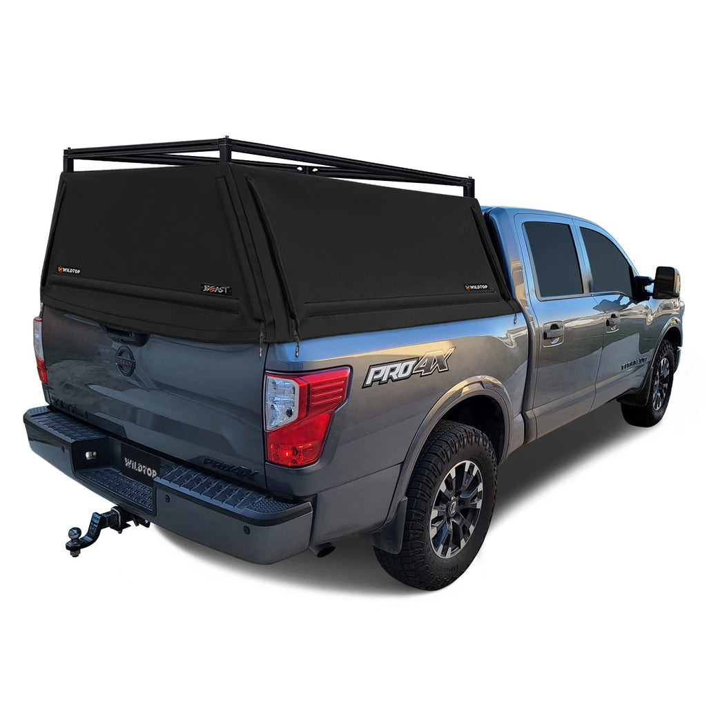 WildTop BEAST Soft Truck Cap for Nissan Titan 2016-Current 5.5 ft Bed (67.0 in)