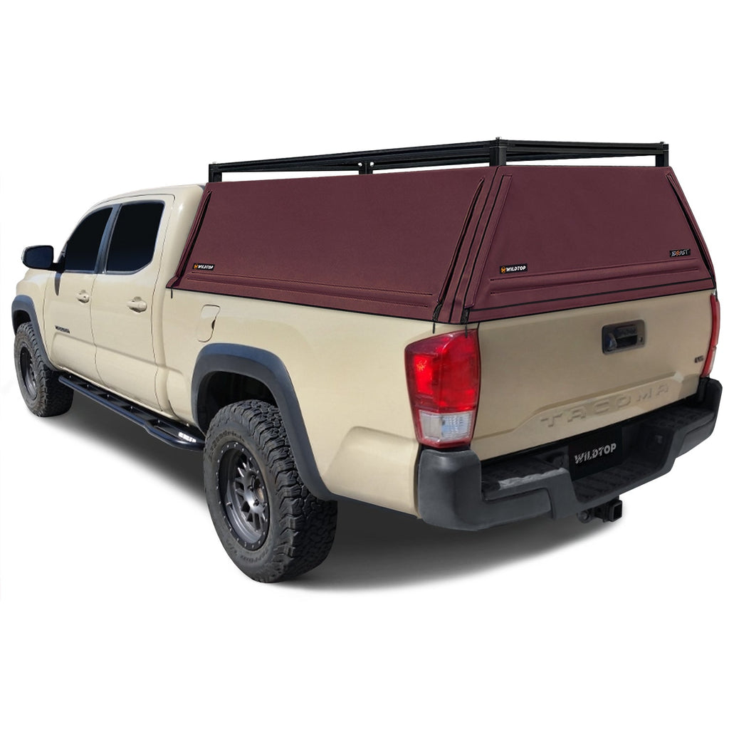 WildTop BEAST Soft Truck Cap for Toyota Tacoma 3rd Gen 2016-2023 6ft Bed (73.7 in)