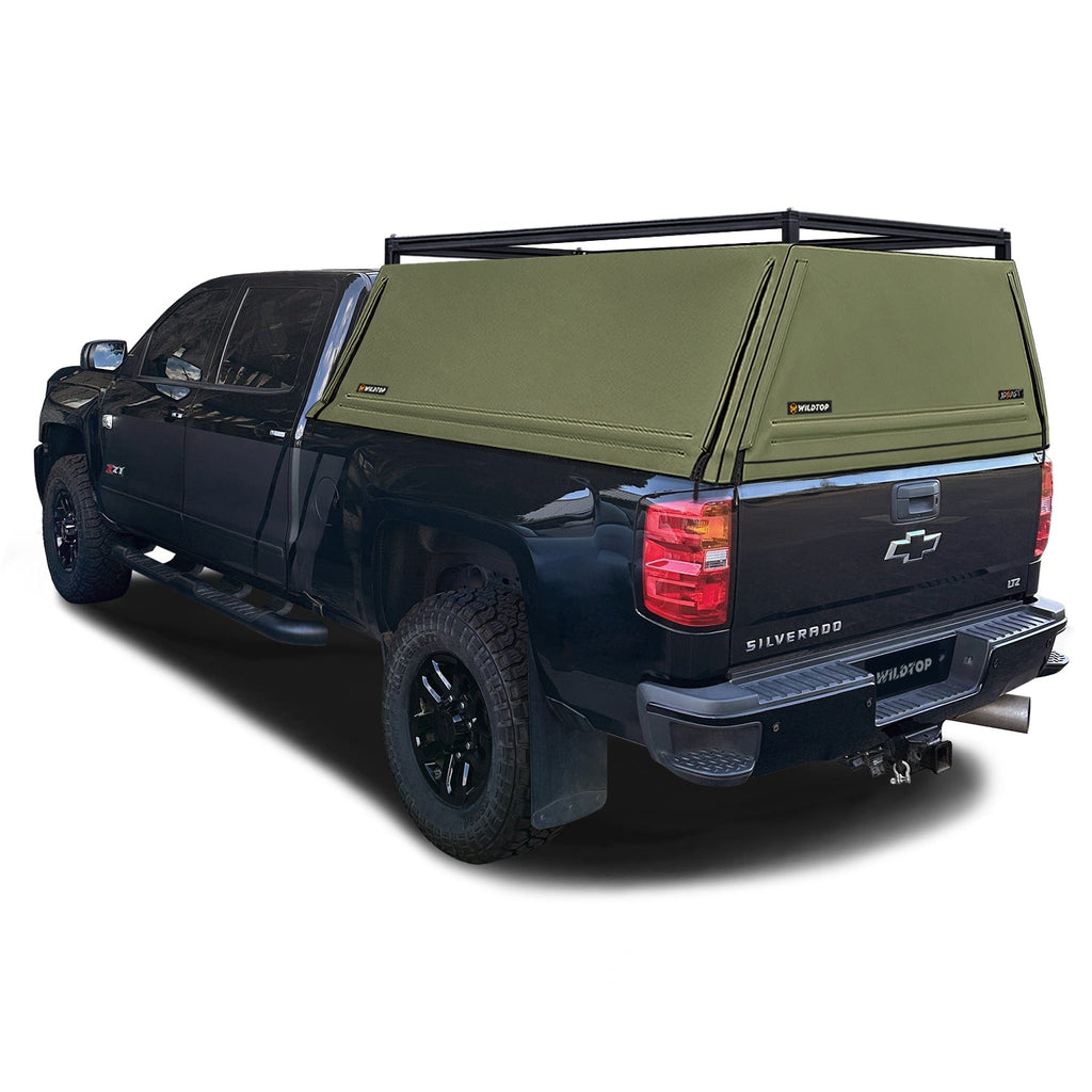 WildTop BEAST Soft Truck Cap for Chevrolet Silverado 1500 2014-2018 Short Bed (69.3 in)