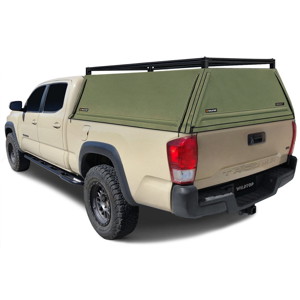 WildTop BEAST Soft Truck Cap for Toyota Tacoma 3rd Gen 2016-2023 6ft Bed (73.7 in)