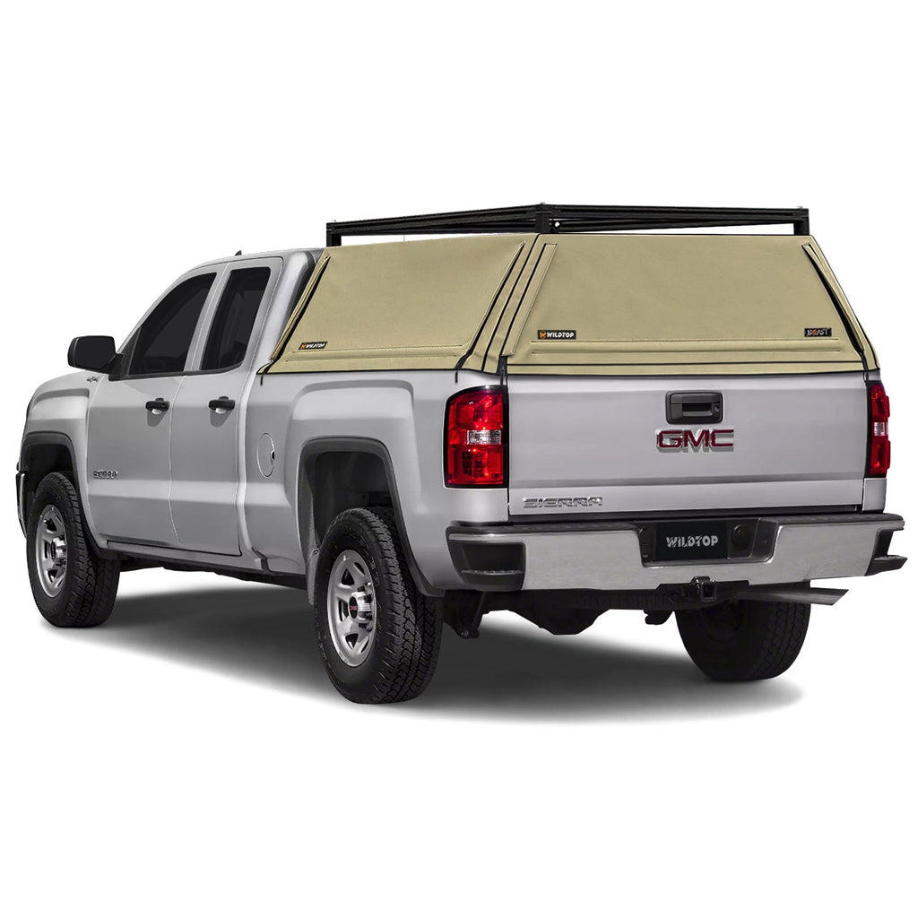 WildTop BEAST Soft Truck Cap for GMC Sierra 1500 2014-2018 Short Bed (69.3 in)