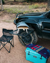 Tailgater Tire Table Large Aluminum Camp Table